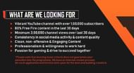 Requirements mentioned on the Partner Program (Image via Free Fire)